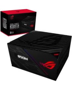 Asus ROG Thor Power Supply - Internal - 120 V AC, 230 V AC Input - 3.3 V DC @ 20 A, 5 V DC @ 20 A, 12 V DC @ 71 A, 12 V DC @ 300 mA, 5 V DC @ 3 A Output - 850 W - 1 Fan(s) - 92% Efficiency