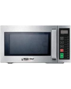 Magic Chef MCCM910ST .9 Cubic-ft Commercial Microwave - Single - 6.73 gal Capacity - Microwave - 3 Power Levels - 1000 W Microwave Power - FuseStainless Steel, Ceramic - Countertop