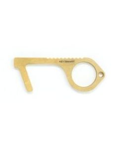 KeySmart CleanKey Copper Alloy Hand Tool, Brass