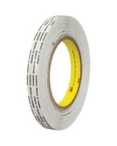 3M 466XL Adhesive Transfer Tape, 3in Core, 0.5in x 1,000 Yd., Clear, Case Of 12