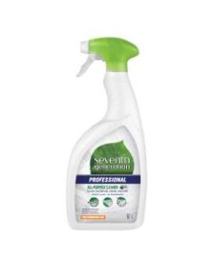 Seventh Generation Professional All-Purpose Cleaning Spray, Free & Clear Scent, 32 Oz Bottle, Case Of 8