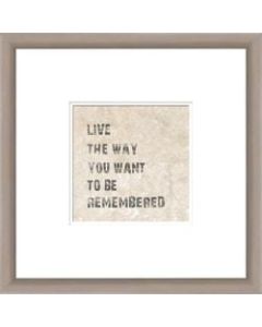 PTM Images Photo Frame, To Be Remembered, 14inH x 1 1/4inW x 14inD, Silver
