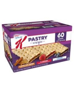 Special K Pastry Crisps Variety Pack, Fruit, 30 Crisps Per Box, Case Of 2 Boxes