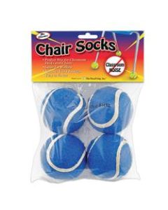 The Pencil Grip Chair Socks, Blue, Pack Of 144 Chair Socks