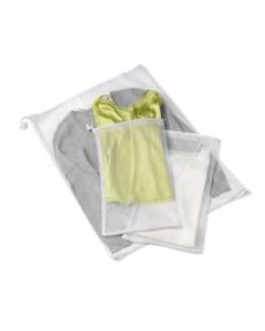Honey-Can-Do 3-Piece Laundry Bag Set, White