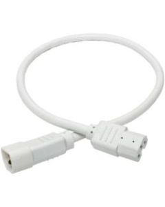 Tripp Lite 2ft Heavy Duty Power Extension Cord 15A 14 AWG C14 C15 White 2ft - Power cable - IEC 60320 C14 to IEC 60320 C15 - 250 V - 15 A - 2 ft - molded - white