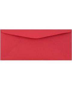 JAM Paper Business Envelopes, #9, Gummed Seal, Red, Pack Of 50