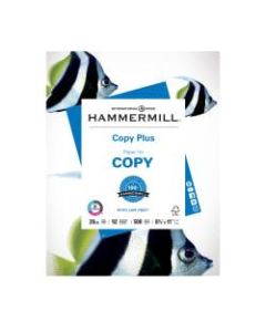Hammermill Paper, Copy Plus, Letter Size (8 1/2in x 11in), 20 Lb, Ream Of 500 Sheets
