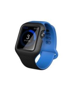 i-Blason Unity Wristband Case - Wrist pack for smart watch - thermoplastic polyurethane (TPU) - blue - for Apple Watch (42 mm, 44 mm)