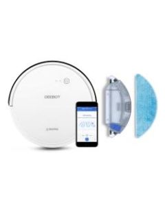 Ecovacs Robotics DEEBOT 600 Rechargeable Bagless Smart Vacuum, White