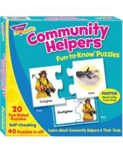 Trend Community Helpers Alphabet Puzzle Set, Reference, Ages 3+, 40 Pieces