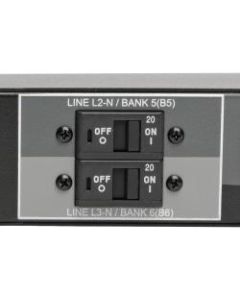 Tripp Lite 17.3kW 3-Phase Switched PDU, LX Platform Interface, 240V Outlets (24 C13/6 C19), Touchscreen LCD, NEMA L22-30P 415V, 0U, TAA - Power distribution unit (rack-mountable) - 24 A - AC 415 V - 17.3 kW - 3-phase