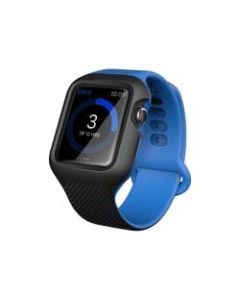 i-Blason Unity Wristband Case - Wrist pack for smart watch - thermoplastic polyurethane (TPU) - blue - for Apple Watch (42 mm, 44 mm)