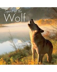 Willow Creek Press 7in x 7in Hardcover Gift Book, Spirit Of The Wolf