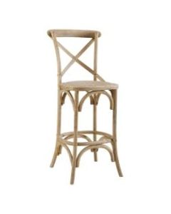 Linon Corie Counter Stool, Gray Wash