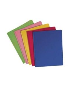 Oxford Fashion Polyport Portfolios, Letter Size, Assorted Colors, Box Of 25 Portfolios