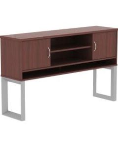 Lorell Relevance Series Standing Hutch, 59inW, Mahogany