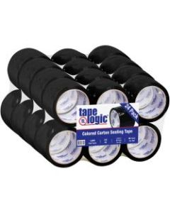 Tape Logic Carton-Sealing Tape, 3in Core, 3in x 55 Yd., Black, Pack Of 24