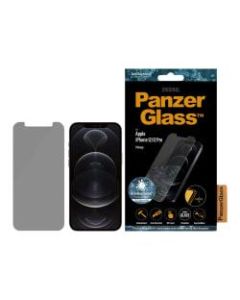 PanzerGlass Standard Fit - Screen protector for cellular phone - with privacy filter - 6.1in - crystal clear - for Apple iPhone 12, 12 Pro