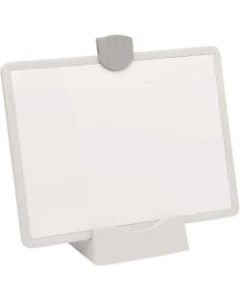 Tripp Lite Magnetic Dry-Erase Whiteboard with Stand & 3 Markers White Frame - 11.5in (1 ft) Width x 8.5in (0.7 ft) Height - White Surface - White, Gray Frame - Rectangle - Horizontal/Vertical - Desktop, Mount