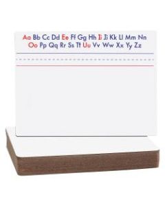 Flipside Alphabet Magnetic Dry-Erase Board, 12in x 9in, Red/White/Blue, Pack Of 12