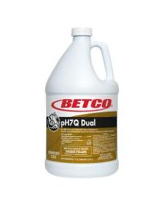 Betco pH7Q Dual Multi-Purpose Cleaner, Pleasant Lemon Scent, 136 Oz Bottle, Case Of 4