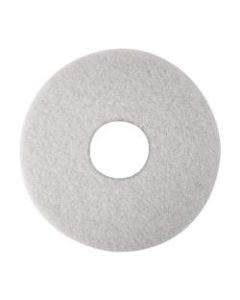 Niagara Polishing Floor Pads, 4100N, 13in, White, Pack Of 5