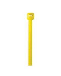 Office Depot Brand Colored Cable Ties, 50 Lb, 14in, Yellow, Case Of 1,000 Ties
