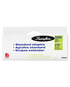 Swingline Standard Staples, 1/4in, Box Of 5000