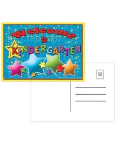 Top Notch Teacher Products Welcome To Kindergarten Postcards, 4 1/2in x 6in, Multicolor, 30 Postcards Per Pack, Bundle Of 12 Packs