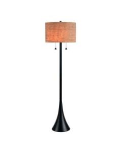 Kenroy Home Bulletin Floor Lamp, 59inH, Oil-Rubbed Bronze