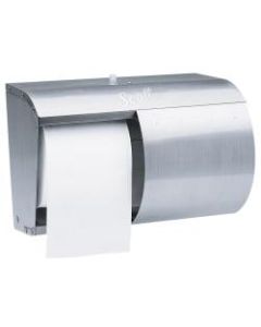 Scott Pro 09606 Double Roll Coreless Toilet Paper Dispenser, Stainless Steel