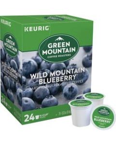 Green Mountain Coffee K-Cups, Medium Roast, Mountain Blueberry, Carton Of 24 K-Cups