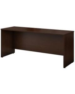 Bush Business Furniture Components Credenza Desk 72inW x 24inD, Mocha Cherry, Standard Delivery