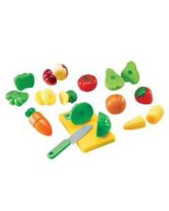 Learning Resources Pretend & Play Sliceable Fruits And Veggies, Pre-K To Grade 3