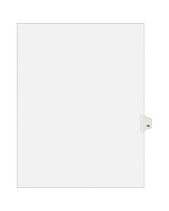 Avery Avery-Style 20% Recycled Collated Legal Index Exhibit Dividers, 8 1/2in x 11in, White Dividers/White Tabs, Tab Style No. 16