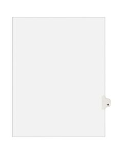 Avery Avery-Style 20% Recycled Collated Legal Index Exhibit Dividers, 8 1/2in x 11in, White Dividers/White Tabs, Tab Style No. 19