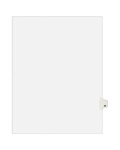 Avery Avery-Style 20% Recycled Collated Legal Index Exhibit Dividers, 8 1/2in x 11in, White Dividers/White Tabs, Tab Style No. 20