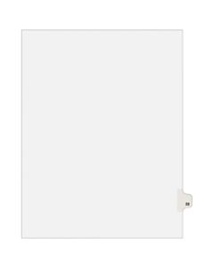 Avery Avery-Style Collated Legal Index Exhibit Dividers, 8 1/2in x 11in, White Dividers/White Tabs, Tab Style No. 22