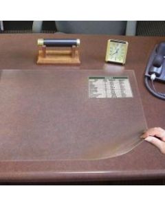 Artistic SS1924 Second Sight Desk Protector - Rectangle - 24in Width - Plastic - Clear