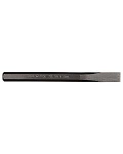 Cold Chisels, 6 in Long, 1/2 in Cut, Black Oxide, 12 per box