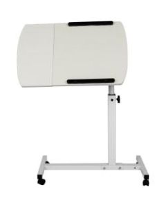 Mind Reader 24inW Adjustable Tilting Desk, White