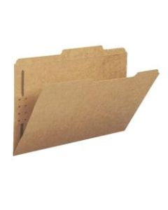 Smead 2-Ply Folders, 1/3 Cut, Legal Size, Kraft, Pack Of 50