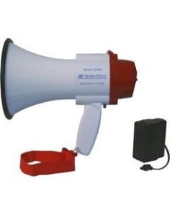 AmpliVox SB600R - Mini-Meg 10-Watt Megaphone - 10 W Amplifier - Battery, AC Supply - Battery Rechargeable - 20 Hour - Portable