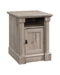 Sauder Palladia Side Table With Door, 25-3/8inH x 19-7/8inW x 23inD, Split Oak