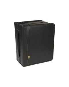 Case Logic DVD - Album for CD/DVD discs - 200 discs - faux leather - black