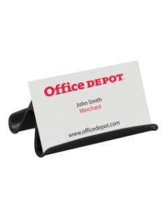 Office Depot Brand Business Card Holder, Black