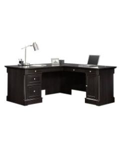 Sauder Palladia Collection L-Shaped Desk, Wind Oak