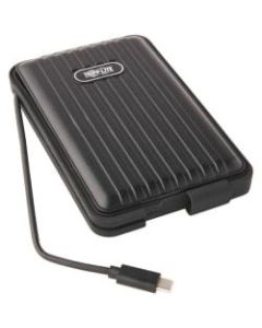 Tripp Lite USB C to SATA SSD/HDD Enclosure Adapter USB 3.1 Gen 2 10 Gbps - 1 x HDD Supported - 1 x SSD Supported - 1 x 2.5in Bay - Acrylonitrile Butadiene Styrene (ABS)