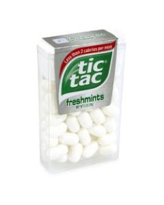 Tic Tac Freshmint Singles, 1 Oz, Pack Of 12 Boxes